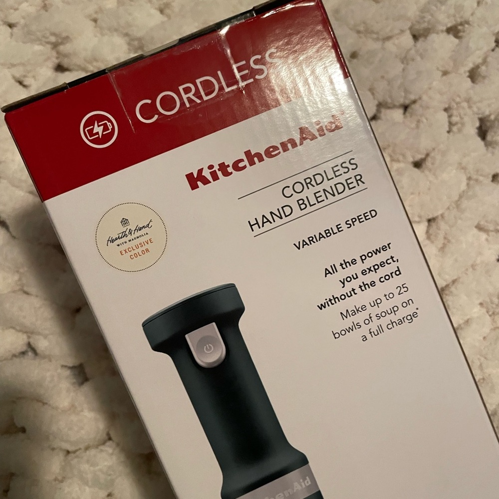 Kitchen aid cordless blender